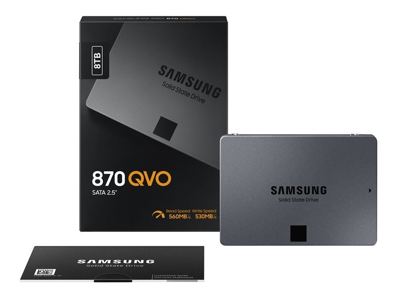 SSD SAMSUNG 8TB 870 QVO 2.5″ SATAIII