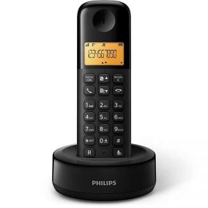 Teléfono Inalámbrico Philips D1601B/34 | Negro