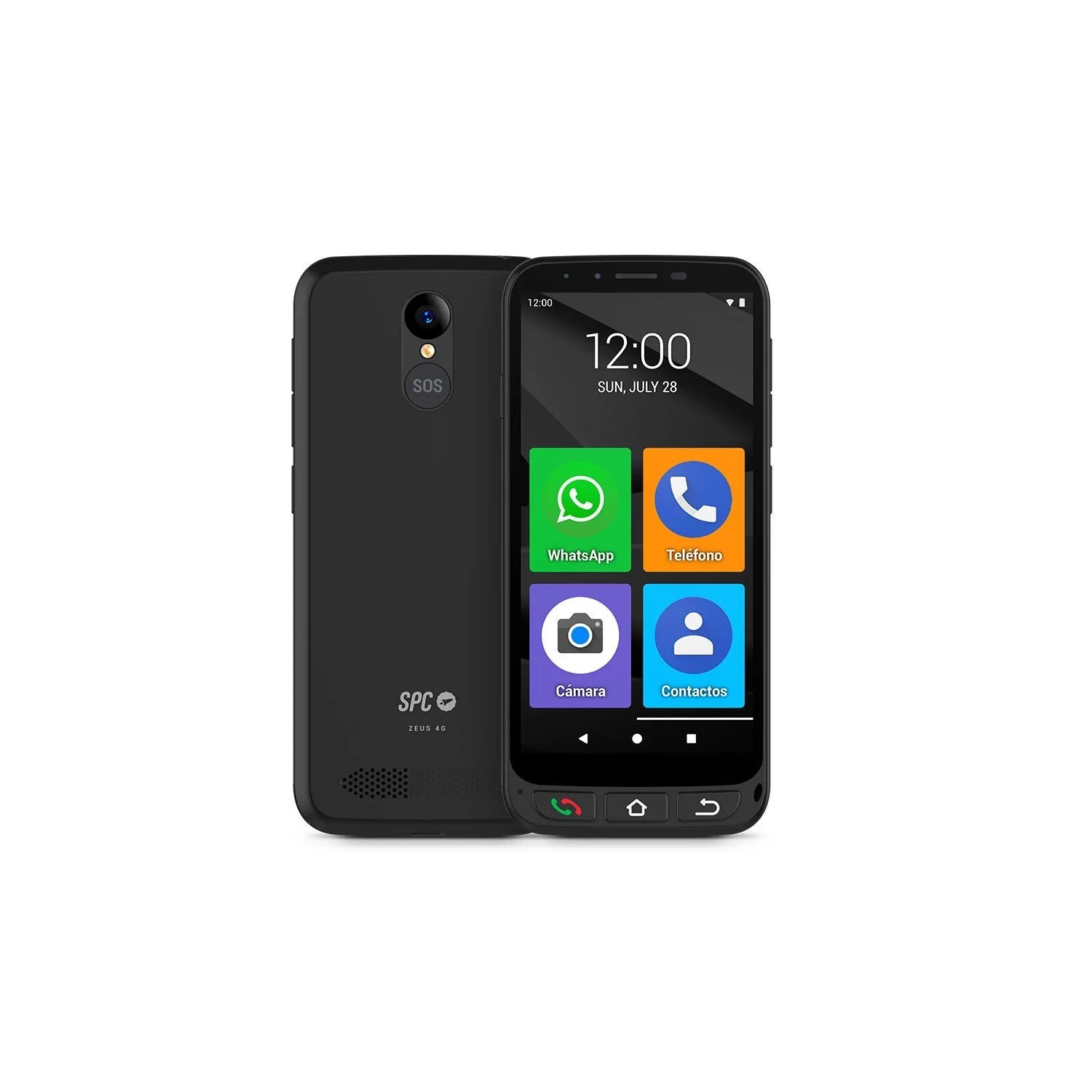 TELEFONO MOVIL SPC ZEUS 4G NEGRO 5.5″-QC2.0-1GB-16GB